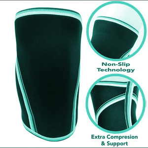 Manchons de genou en néoprène pour haltérophilie, avec logo personnalisé, protection de coude pour Cross-fit, entraînement de presse à la barre, coussinets de gym pour l'entraînement avec barre - Product Image 5