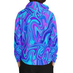 Sweat à capuche en tissu jersey pour homme avec poche, séchage rapide et respirant, 100% polyester, impression par sublimation personnalisable - Product Image 2