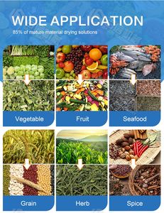 Machine de séchage industrielle de fruits et abricots Machine de séchage de légumes Machines de déshydratation - Product Image 4