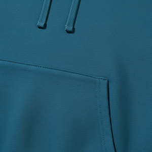 เสื้อฮู้ดผู้ชายสีพื้น ผ้าฝ้ายฟลีซ ทรงปกติ มีกระเป๋าหน้า สวมใส่สบายๆ สำหรับฤดูใบไม้ร่วง - Product Image 2