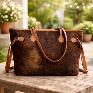 Bolso de Mano de Cuero Genuino Duradero, Elegante y de Alta Calidad para Mujer, Impermeable, Portátil, para Uso Diario de Verano - Product Image 6