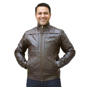 Hot Selling Customize Logo <b>Leather</b> <b>jacket</b> for <b>men</b> cheap Price Winter Warm high quality breathable waterproof <b>jacket</b> for <b>men</b> - Product Image 1