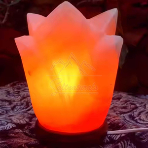 Lámpara de Sal del Himalaya de Diseño Único y Moderno, Lámpara de Sal del Himalaya con Iluminación Suave Decorativa - Product Image 6