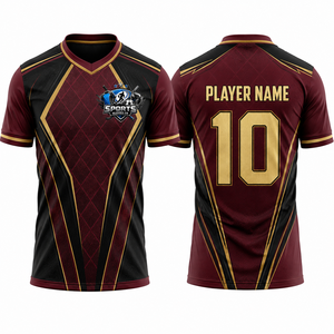 Maillot de football tendance en gros, en polyester athlétique de qualité supérieure, à séchage rapide, pour équipe de football, avec impression personnalisée - Product Image 1