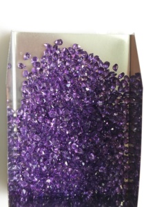 Ametyste africaine naturelle violette 3x2MM taille poire, pierre précieuse de qualité supérieure pour la fabrication de bijoux - Product Image 5