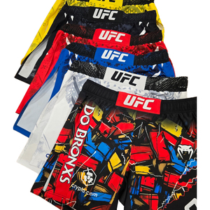 T-shirt sans manches UFC pour homme, blanc, sublimation, MMA, polyester, séchage rapide, coupe ample, logo imprimé sur toute la longueur, arts martiaux mixtes - Product Image 5