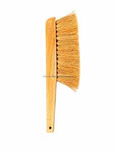 Natural Coconut Fiber Mini <b>Scrub</b> <b>Brush</b> With Stem Regular Size Wooden <b>Handle</b> Durable Handheld Eco-Friendly Household Cleaning To - Product Image 1