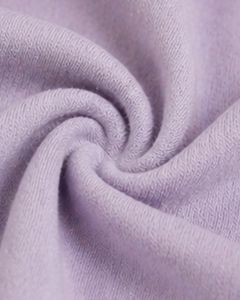 Lavender Grey Stripe Women Oversized T Shirt Casual Crew Neck Short Sleeve Contrast Trim Loose Fit Soft Breathable Summer <b>Top</b> - Product Image 5