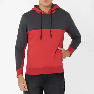 Sudadera con Capucha para Hombre, Diseño Color Block, Corte Regular, Manga Larga, con Bolsillos, Estilo Casual, Otoño, Tejido de Poliéster y Algodón - Product Image 6