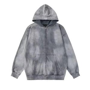 Sudaderas con Capucha Extra Grandes con Logotipo Personalizado, Lavadas al Ácido, Desgastadas, para Hombre, Sudaderas Vintage Rotosas, Sudaderas de Gran Peso al por Mayor - Product Image 6