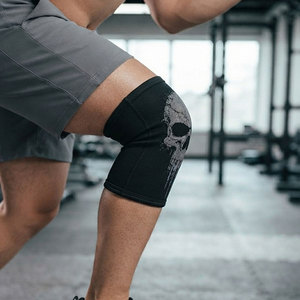 Rodilleras con Estampado de Calavera, Material de Neopreno Transpirable, Protección para Entrenamiento de Gimnasio, Levantamiento de Pesas, Soporte para Rodilla - Product Image 6