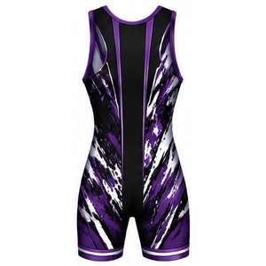 Stretch <b>Wrestling</b> <b>Singlets</b> for Men Youth Custom Sublimated Competition Team Athletic Sports Uniforms Wholesale - Product Image 6
