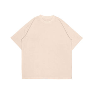 Camiseta de Moda Urbana Oversize para Hombre, Hombros Caídos, Transpirable, Ecológica, Tallas Grandes, 220 GSM, Algodón Peinado Pesado, Estilo Jersey, OEM - Product Image 1