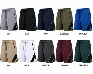 Pantalones Cortos Deportivos Grises para Hombre con Paneles de Malla Negra, Cierre con Cordón, Secado Rápido, Transpirables, Ecológicos, Ajuste Atlético - Product Image 6
