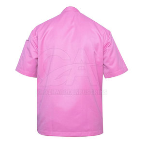 เสื้อเชฟผู้บริหารพร้อมแถบสีแบบกำหนดเอง เสื้อเชฟครัวมืออาชีพสวมใส่สบายสำหรับใช้ในร้านอาหารทุกวัน หรูหรา - Product Image 6