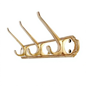 Modern solid Brass Home Decor Hardware Wall Mounted <b>Hook</b> Single <b>Hook</b> For Clothing Storage Rust Resistant Metal <b>Hook</b> With Drill - Product Image 5