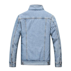OEM Male <b>Top</b> Quality Cotton Jeans Jacket Wholesale New Stylish Men Denim Jeans Jacket Custom Men Denim Coat for Boys - Product Image 2