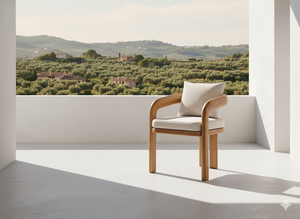 Chaise de jardin Sora en teck massif pour l'extérieur, mobilier de terrasse pour la distribution et l'exportation mondiales - Product Image 5