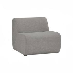 Modern <b>Fabric</b> Lounge <b>Sofa</b> Chair Upholstered Accent Armchair Sectional Module for Living Room Hotel Apartment - Product Image 1