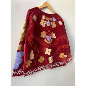 Chaqueta Corta Boho Suzani, Bordada, de Algodón Reversible, para Festivales y Vacaciones, Estilo Étnico, Regalo para Ella - Product Image 5