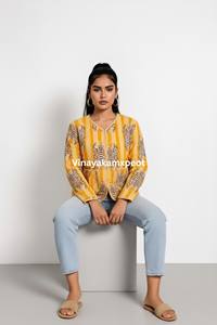 เสื้อแจ็คเก็ตผ้าฝ้ายถักลายพิมพ์เสือดาวสไตล์อินเดียสุดฮิตปี 2026 สีสันสดใสสไตล์โบโฮ ของขวัญสำหรับเธอ - Product Image 5