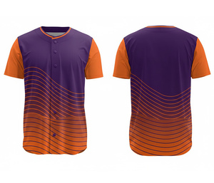 Professional <b>Baseball</b> Jersey Custom Design Service Lightweight Sublimated Jersey with Custom Logo & Numbers Breathable Polyester - Product Image 1