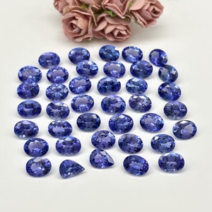 พลอยแทนซาเนียธรรมชาติทรงวงรีเกรด2 CT สำหรับแหวนแฮนด์เมด December birthstone ขายส่งเครื่องประดับจำนวนมาก - Product Image 1