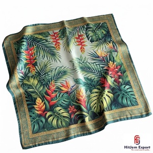 Premium Soft Lightweight Square Scarf Custom Digital <b>Printed</b> OEM ODM Manufacturer Malta Custom Fabric Products Bulk Supply Low - Product Image 2
