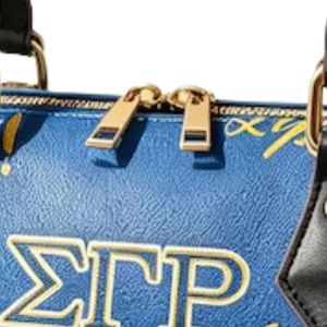 กระเป๋า Sigma Gamma Rho แบบกำหนดเองได้ พร้อมชื่อส่วนตัว กระเป๋าถือ SGRho สำหรับผู้หญิง กระเป๋าสะพายข้างสำหรับชมรมนักศึกษา กระเป๋าถือแฟชั่นสำหรับสุภาพสตรีแบบสั่งทำพิเศษ - Product Image 5