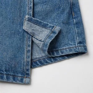 Fashionable Breathable Womens Denim Shorts 100% Cotton Casual Drawstring Closure Customized Colors Premium Clothing - Product Image 6