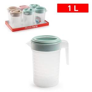 Botella de Agua de Plástico de 1 Litro, Jarra de Agua 6U, Surt Vrm Drinkware - Product Image 3