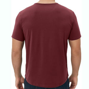 T-shirts pour hommes tendance, doux et élégants, de couleur unie, à col rond, pour un usage quotidien, en vente. - Product Image 6
