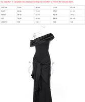 Robe élégante décontractée pour femme, tissée, écologique, coupe classique, noire, longue, à imprimé floral, taille haute, avec empiècements en maille et ruban