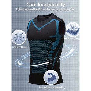 Débardeur Homme Haute Qualité Personnalisé pour la Gym, Débardeur Long et Uni avec Ourlet Courbé pour Musculation et Fitness - Product Image 4