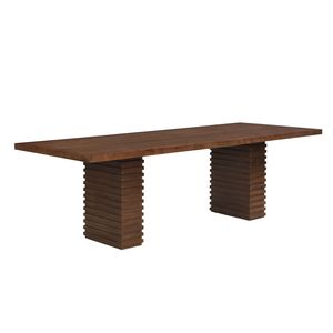 95INCHES <b>WALNUT</b> DINING <b>TABLE</b> - Product Image 2