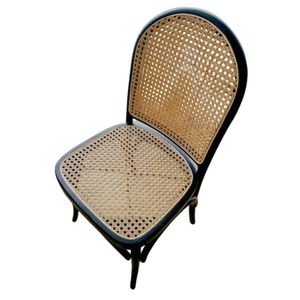 Chaises de jardin en teck vieilli de qualité combiné à du rotin, vendues à prix de gros - Product Image 6