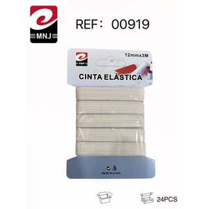 CINTA ELÁSTICA 12MM*3M Bandas Elásticas Premium para Ejercicio y Entrenamiento - Product Image 1