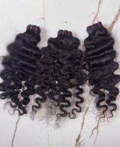 Extensions de cheveux indiens bruts extra longues 30-40 pouces, extensions de cheveux avec mèches, extensions de cheveux humains Genius Weft - Product Image 5