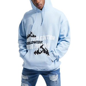 Sudadera Informal de Invierno para Hombre, Transpirable, 100% Algodón, con Estampado Puff, Personalización de Logotipo Digital - Product Image 1