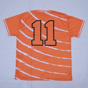 Vêtements de sport athlétiques légers et respirants 100% polyester, uniforme de football d'entraînement pour équipe adulte, manches courtes, conçu pour les matchs - Product Image 2