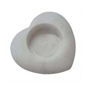 Modern Design Handmade Marble Tealight <b>Candle</b> <b>Holder</b> Unique Heart Diamond Shape for Home Decoration INS Style Unique Gift - Product Image 1