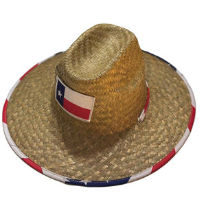 Sombrero Mexicano de Paja Natural Bordado para Adultos, Unisex, para Fiestas y Viajes de Verano, Compra al por Mayor - Product Image 1