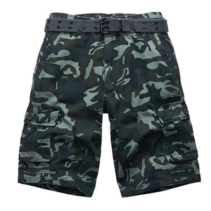 Pantalones Cortos Deportivos de Verano Ecológicos Personalizados para Hombre, Diseño de Camuflaje para Ocio y Actividades al Aire Libre, Largo hasta la Rodilla, Cintura Media - Product Image 5