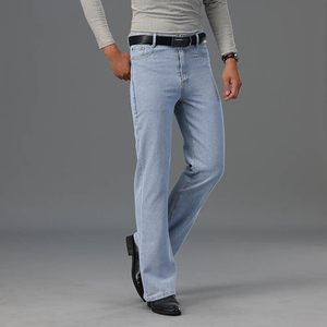 Jeans slim personnalisés en gros pour homme – Denim bleu de haute qualité, populaire, délavé - Product Image 3