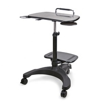 Meja Laptop Stand Adjustable Tinggi dari Produsen AIDATA dengan Rak Printer