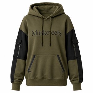Sweat-shirts à capuche amples pour femmes grandes tailles, fabrication OEM, couleur unie personnalisée, style décontracté hip-hop - Product Image 5
