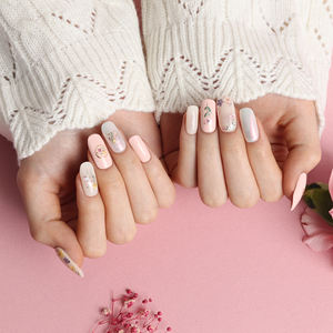 ShineB BLOOMY BLOOMS 3D Nail Art Sticker Corée Design Stickers Fleur Couronne Cadre Feuille Lame Multi-Taille ODM/OEM - Product Image 6