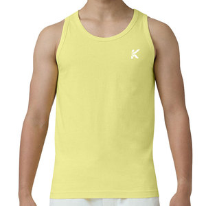Débardeur tricoté de haute qualité avec logo personnalisé, couleur unie, confortable, décontracté, en polyester/coton respirant - Product Image 1