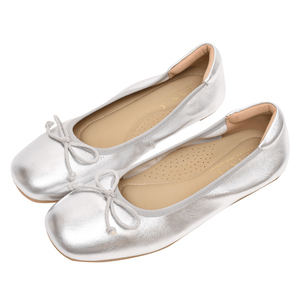 Ann'S Women Synthetic Upper Loafers Ballet Flats Bow Detail 1.5cm <b>Heel</b> Padded <b>Heel</b> Lining All Seasons - Product Image 1