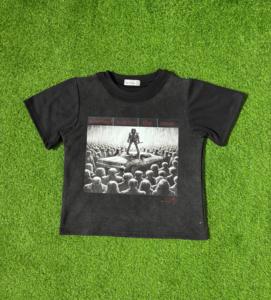 Camiseta de Manga Corta con Logotipo Frontal para Hombre, Estilo Vintage, Ropa Urbana de Verano, Informal, Transpirable y Ecológica - Product Image 1